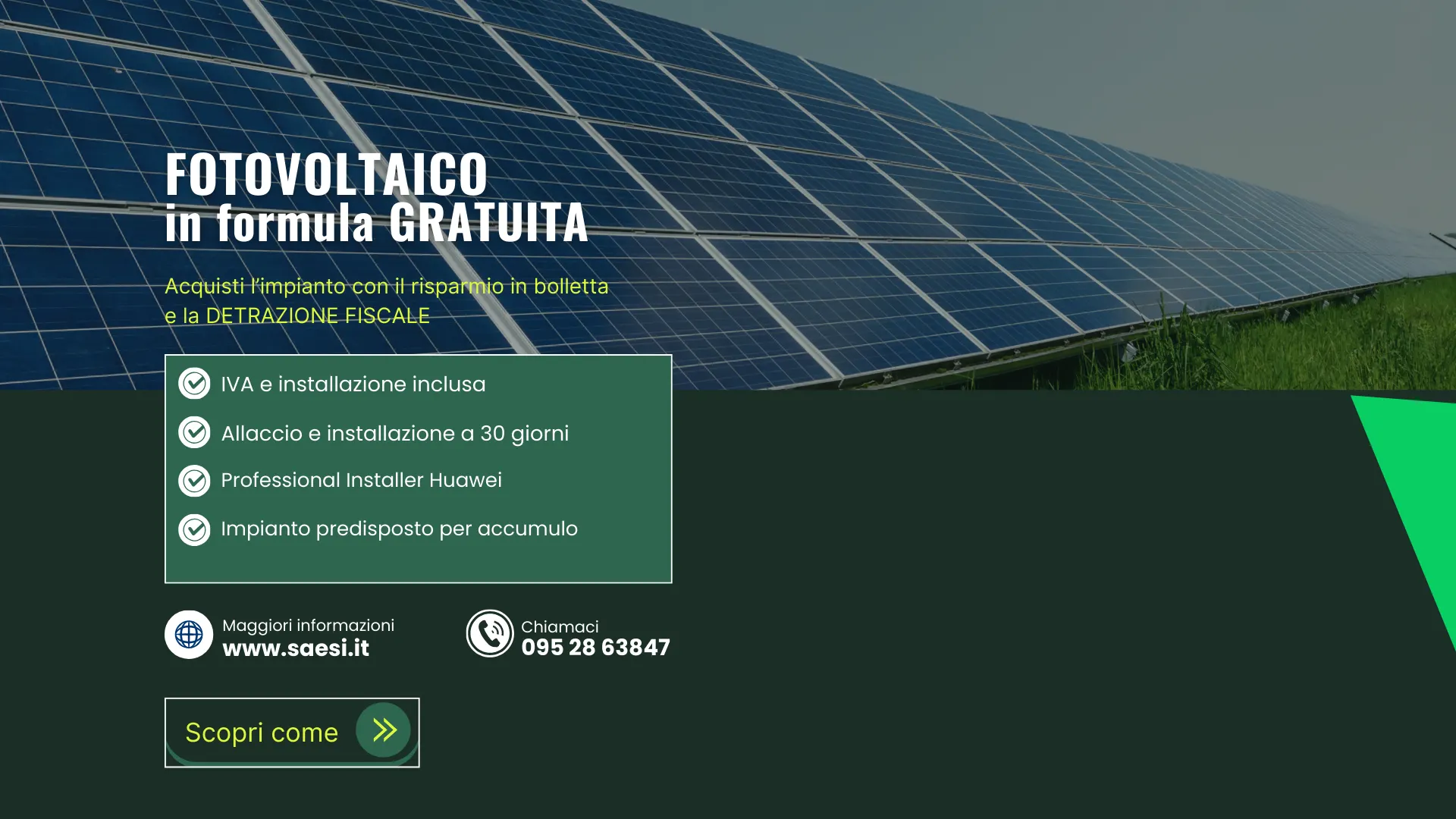 FOTOVOLTAICO in formula GRATUITA FOTOVOLTAICO in formula GRATUITA