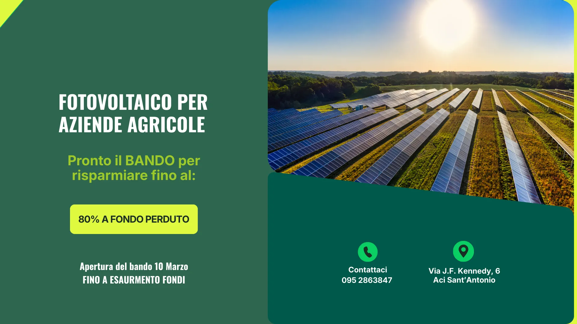 Agrisolare 80%